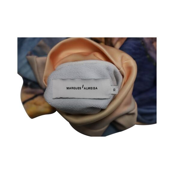 Marques Almeida Graphic Print Turtleneck Sweater in Multicolor Polyester - Picture 5 of 6